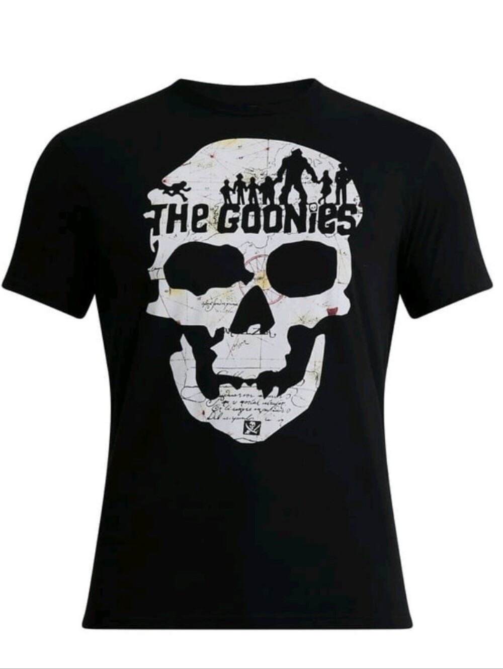 The Goonies Men's & Big Men's Skull Map Graphic Tee Shirt,